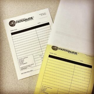 Yes! WE PRINT THAT! NCR forms are a quick and easy way to keep a copy of quotes, orders, invoices, etc. they come in two or three parts, in singles, or in booklets, and end of the variety of sizes.