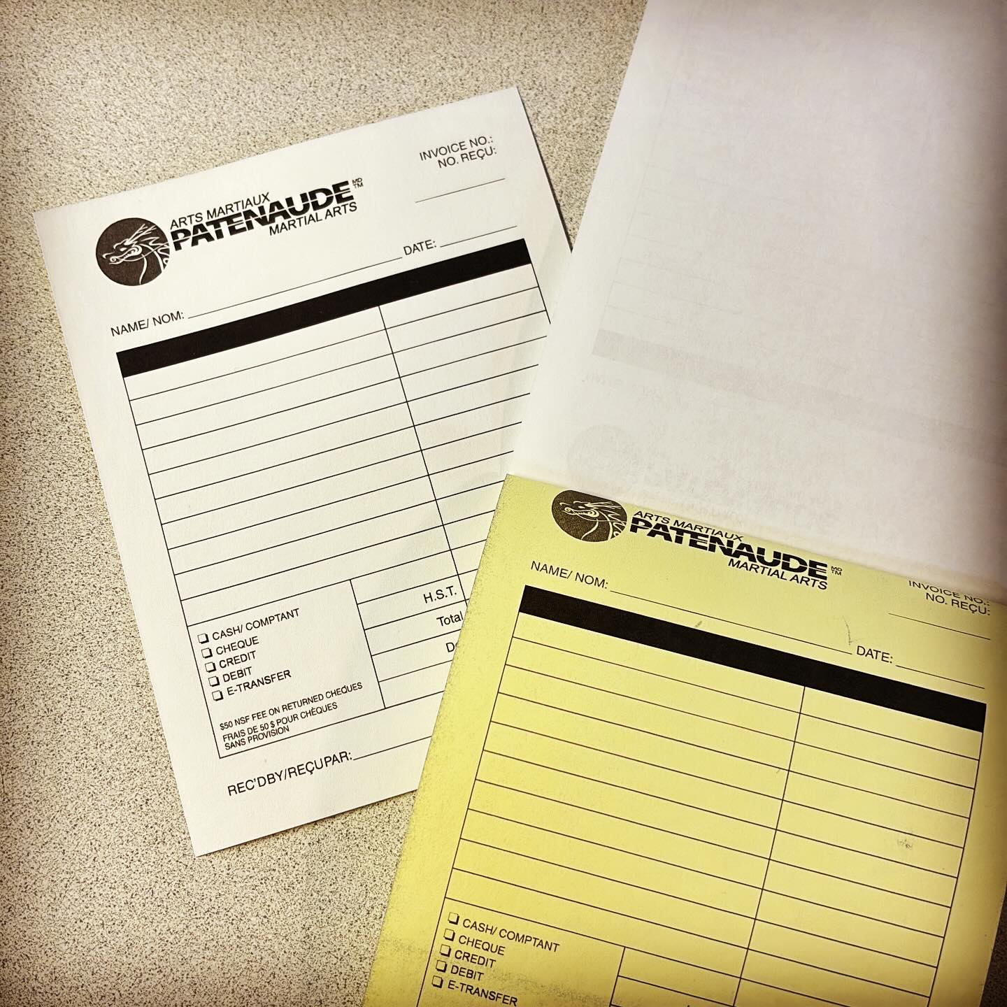 Yes! WE PRINT THAT! NCR forms are a quick and easy way to keep a copy of quotes, orders, invoices, etc. they come in two or three parts, in singles, or in booklets, and end of the variety of sizes.