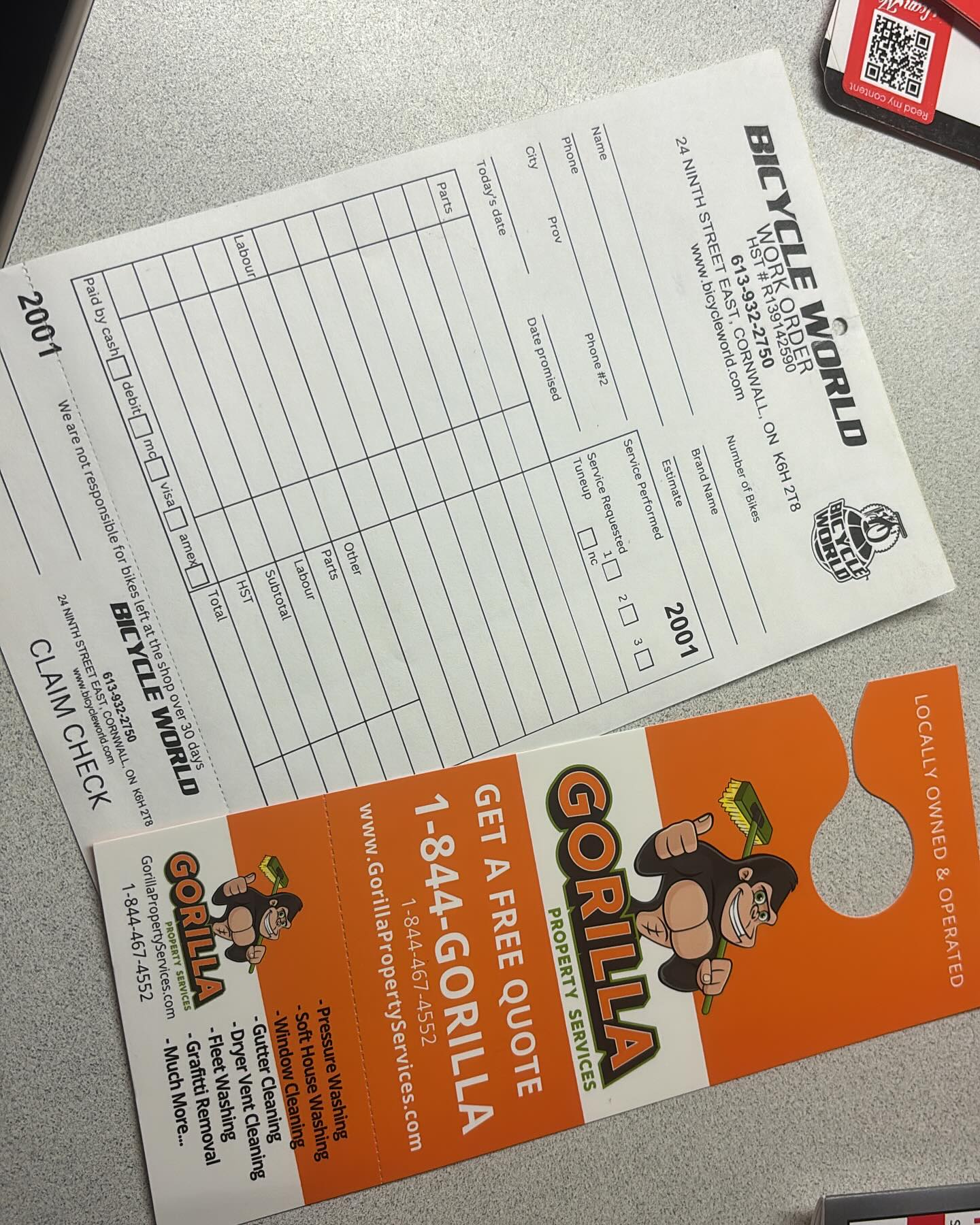 Need NCR forms or Door Hangers? We’ve got your back!
